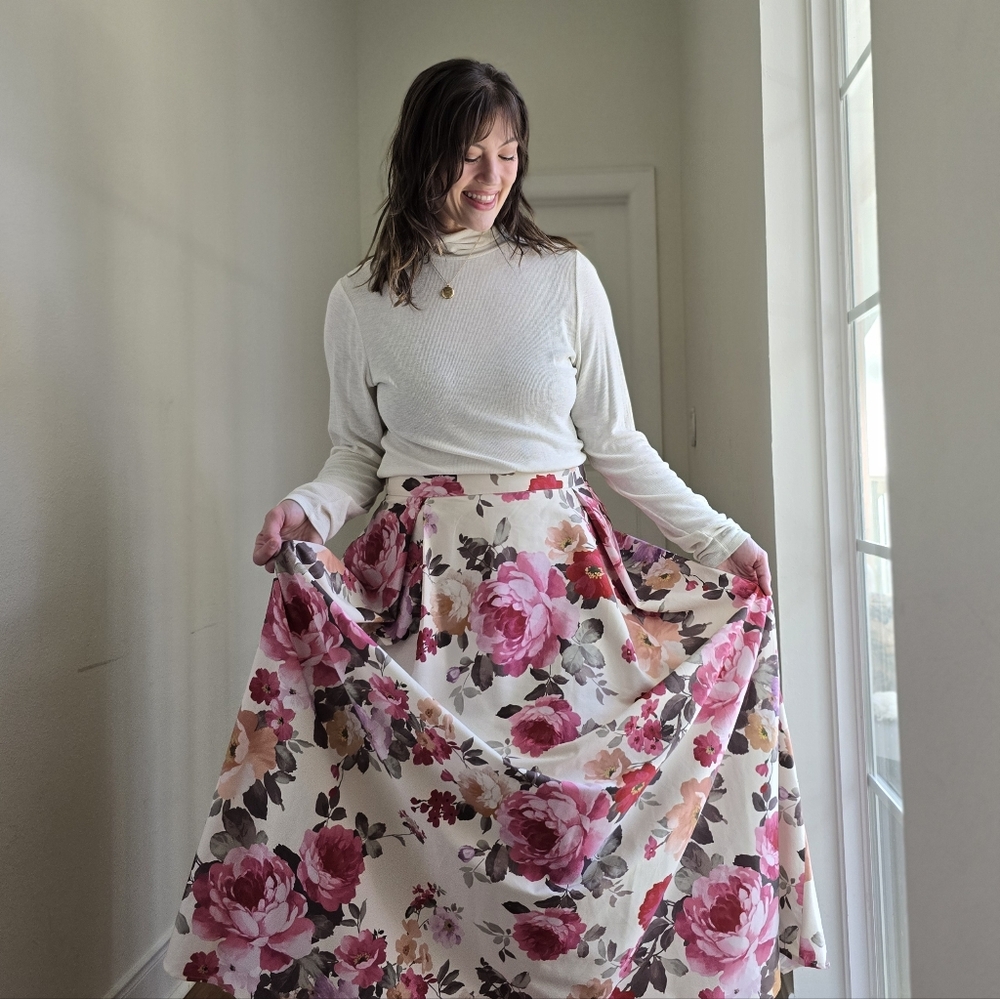 Floral Maxi Skirt